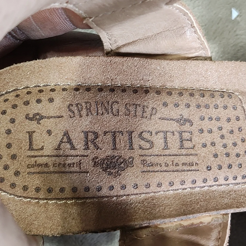 NWOB L'ARTISTE ANNMARIE ANKLE STRAP SANDAL size 36/5.5-6